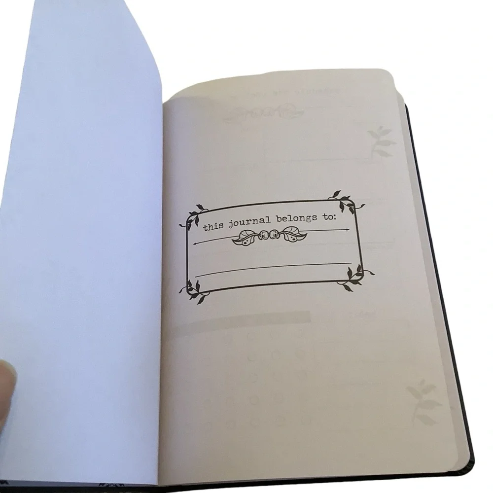 Black Weekly Agenda Task Journal Undated Illumicrate